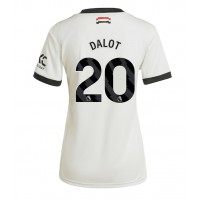 Manchester United Diogo Dalot #20 Tredjeställ Dam 2024-25 Kortärmad